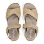 New Feet Rød Sandal Nubuck Læder - Billede 3