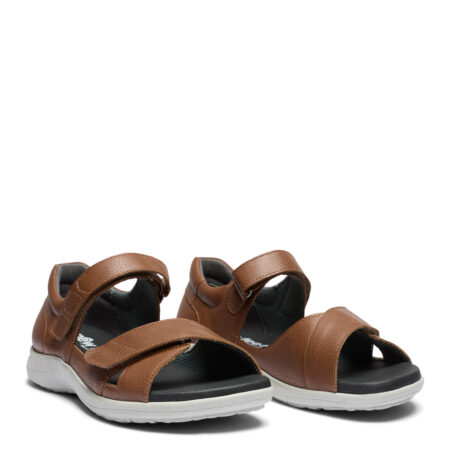 New Feet Chetsnut Sandal Med Hælkappe