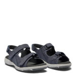 New Feet M.Blå Sandal Med Nubuck Læder - Billede 2