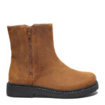 New Feet Cognac Støvle Med 2 lynlåse - Billede 2
