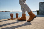 New Feet Cognac Støvle Med 2 lynlåse - Billede 5