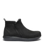 New Feet Sort Støvle I Nubuck Læder - Billede 2