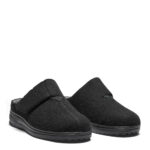 New Feet Sort Slipper Hjemmesko Med Velcro