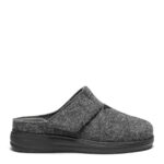 New Feet Antrasith Uld Hjemmesko Med Velcro - Billede 2