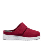 New Feet Dark Wine Hjemmesko Med Velcro - Billede 2