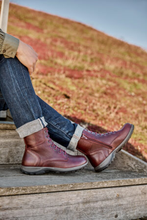 New Feet Dark Wine Støvle