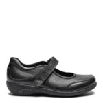 New Feet Sort Ballerina Med 1 Velcrorem - Billede 2