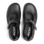 New Feet Sort Ballerina Med 1 Velcrorem - Billede 3