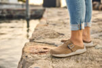 New Feet Slip-in Damesandal Ruskind Sand - Billede 5