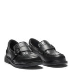 New Feet Dameloafer Med Velcrorem Sort