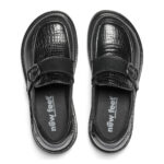 New Feet Dameloafer Med Velcrorem Sort - Billede 3