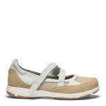 New Feet Ballerina med velcro, Mesh, Sand - Billede 2