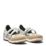 New Feet Ballerina med velcro, Mesh, Sand