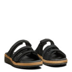 New Feet Dame Slip-in sandal, Ruskind Sort