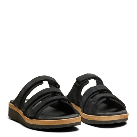 New Feet Dame Slip-in sandal, Ruskind Sort
