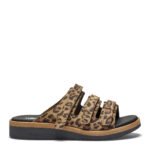 New Feet Dame Slip-in sandal, Ruskind Dyreprint - Billede 3