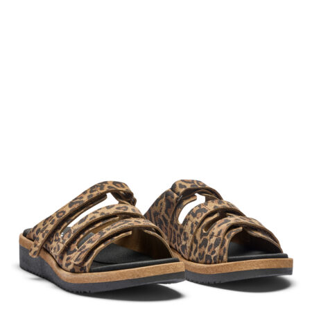 New Feet Dame Slip-in sandal, Ruskind Dyreprint