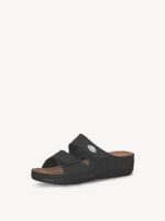 Tamaris Sort Læder Sandal