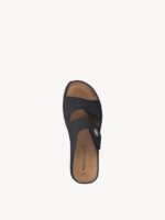 Tamaris Sort Læder Sandal - Billede 3