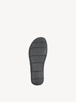 Tamaris Sort Læder Sandal - Billede 5