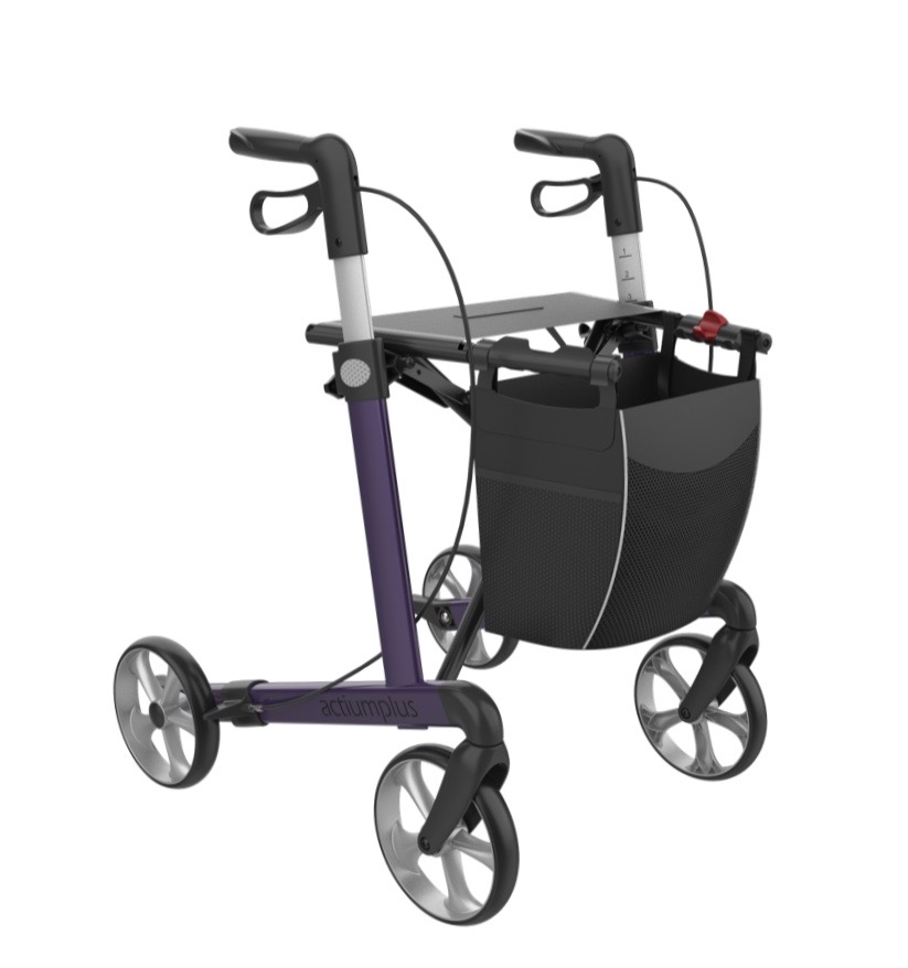 2_11_ Rollator actiumplus Lilla/Pearl - Billede 1