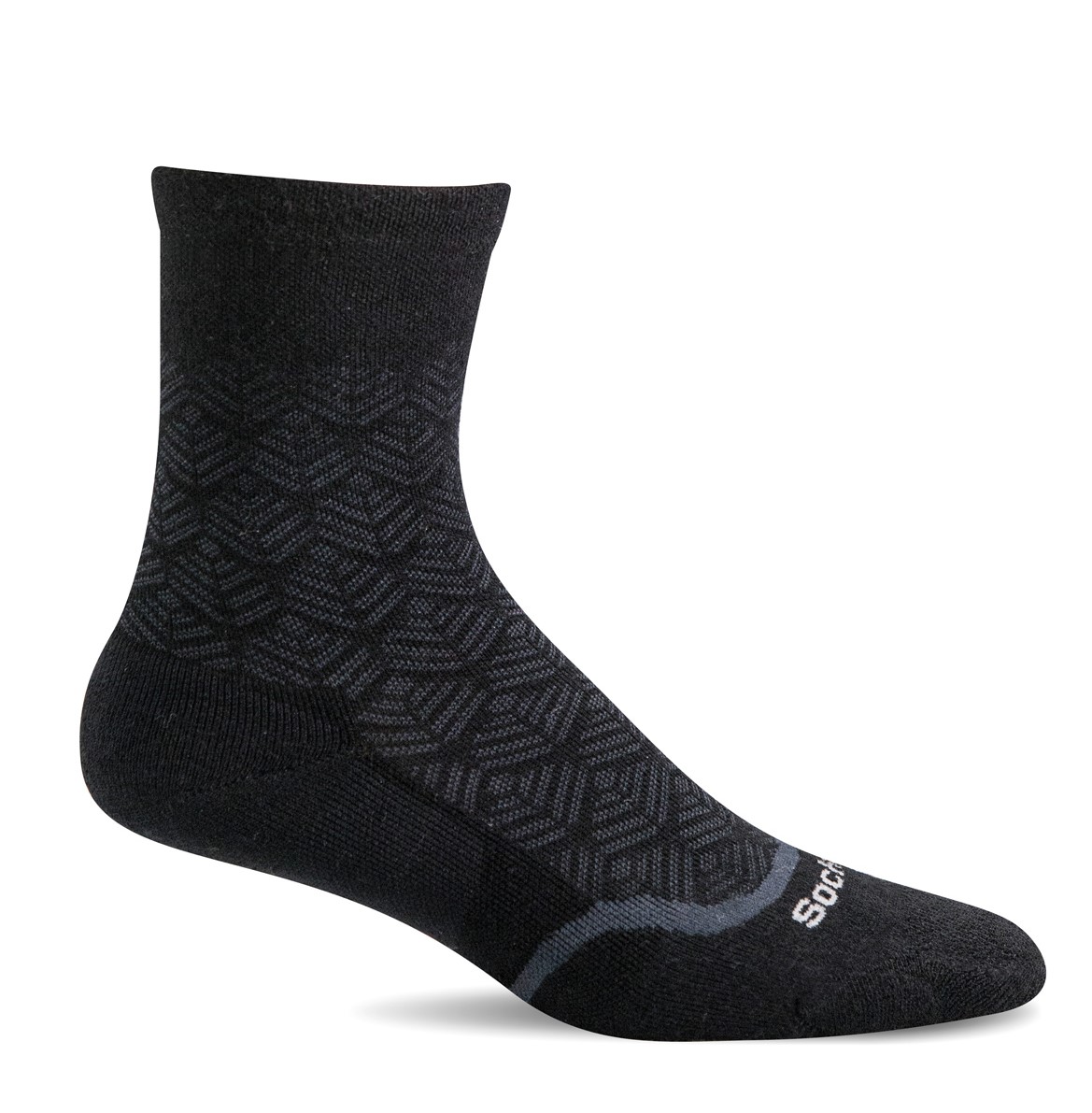 2_1__4 Sockwell Bunion Dame Crew Strømpe Sort - Billede 1