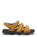 New Feet Sandal Gylden Ruskind - Billede 2