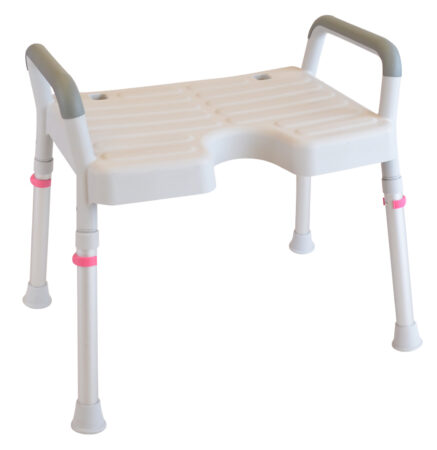 Badebænk 41cm højdejusterbar