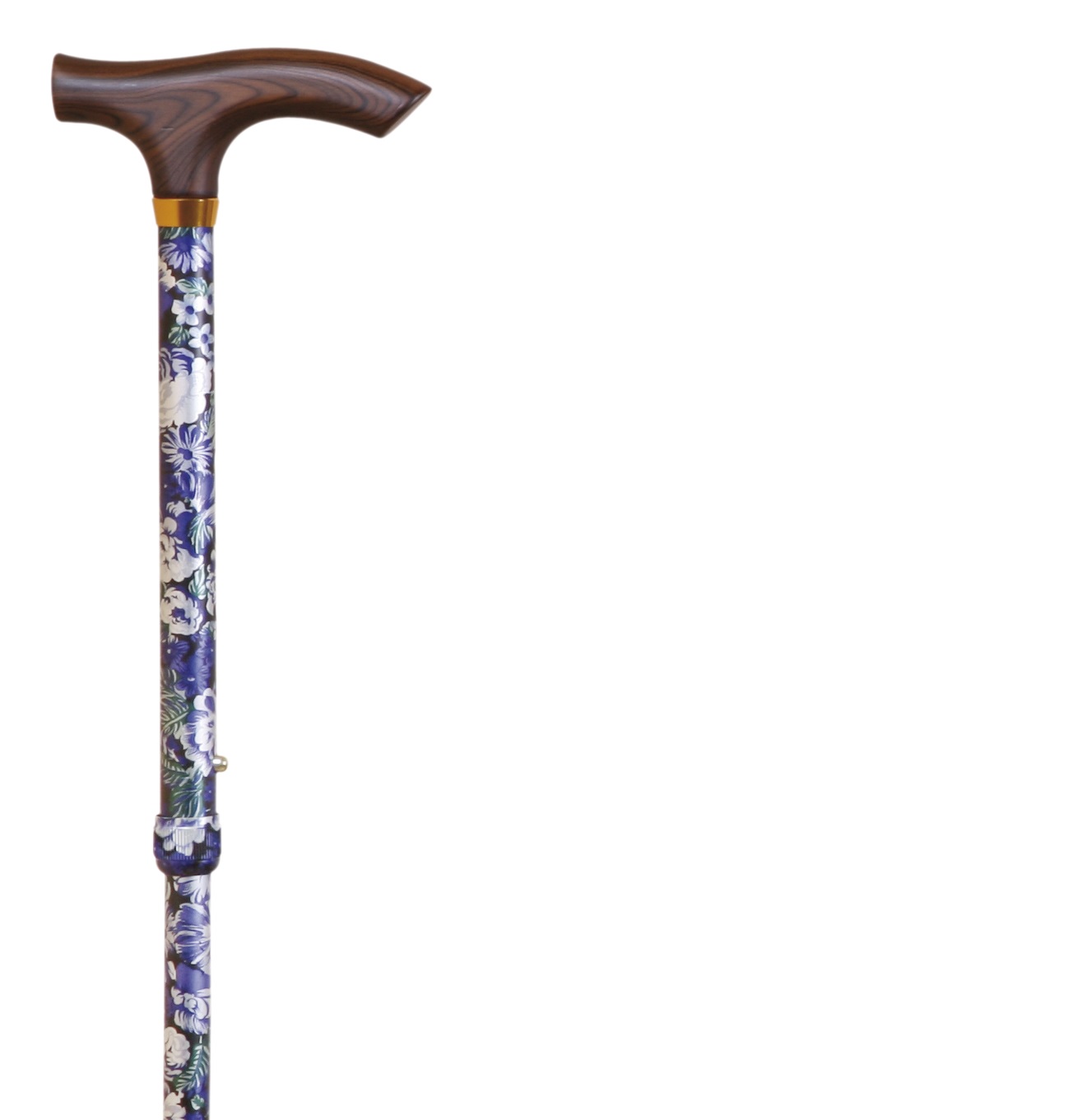 313_1_ Stok Blå blomster foldsammen - Billede 1