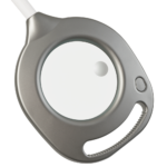 UDGÅET Gulv og Bordlampe Sølv m/LED - Billede 4
