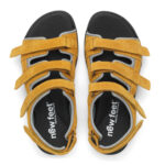 New Feet Sandal Gylden Ruskind - Billede 3
