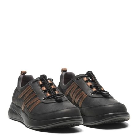 New Feet Sort Snøresko Nubuck
