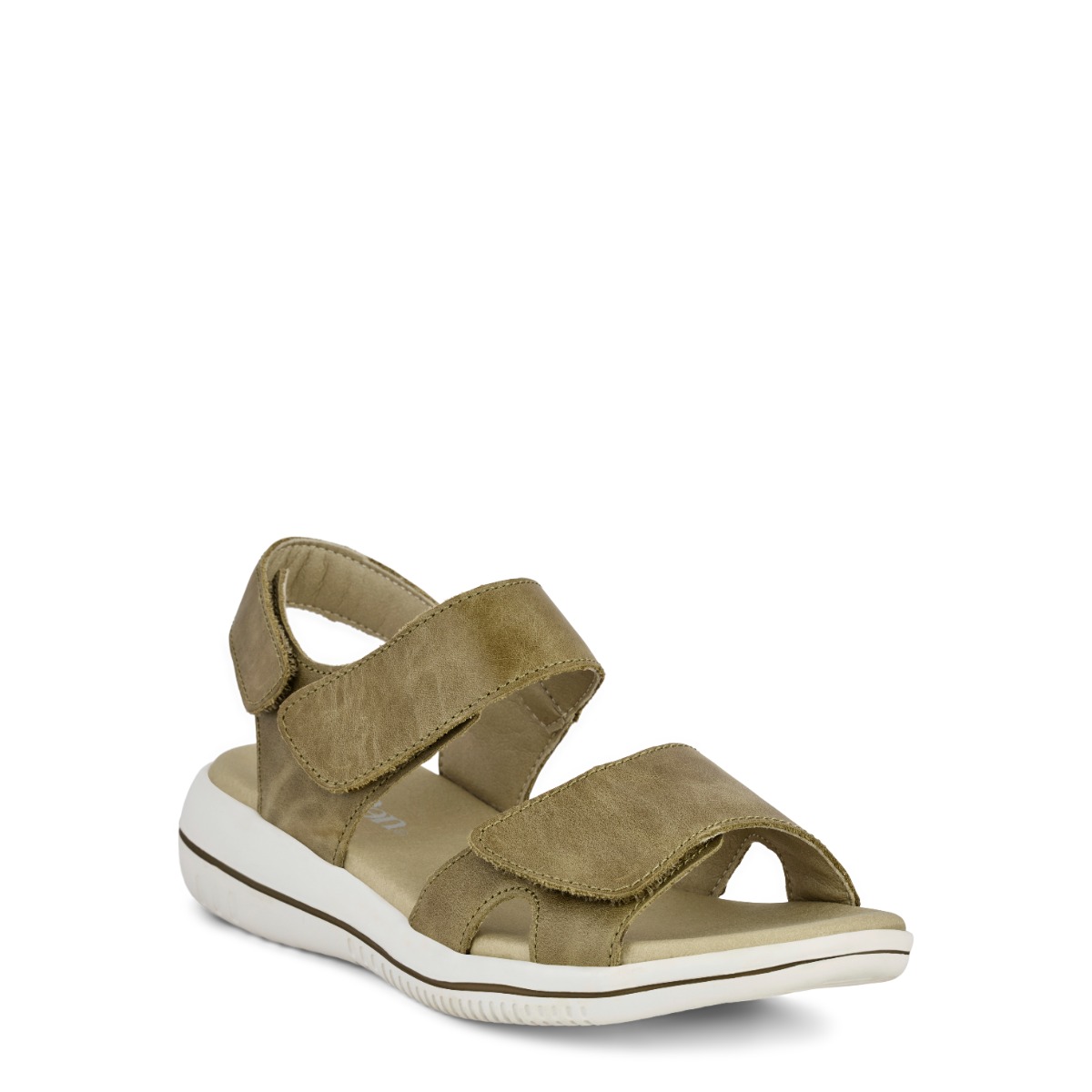 422004q30-042_3 Green Comfort Oliven Sandal Leaf - Billede 1