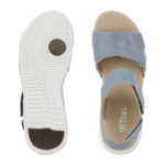 Green Comfort Leaf Sandal Light Blue - Billede 4