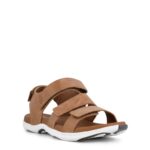 Green Comfort Corsica Cognac Sandal m. Velcro