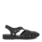 Green Comfort Sort Caroline Sandal Med Spænde - Billede 2