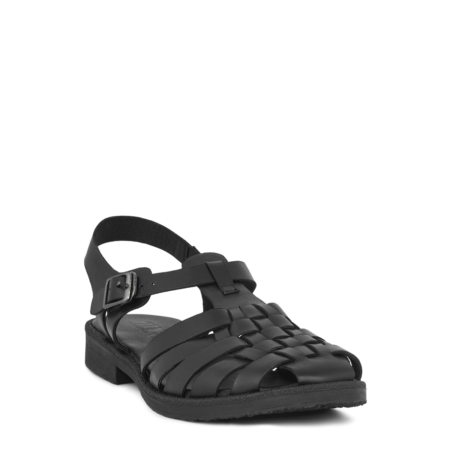 Green Comfort Sort Caroline Sandal Med Spænde
