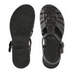 Green Comfort Sort Caroline Sandal Med Spænde - Billede 4