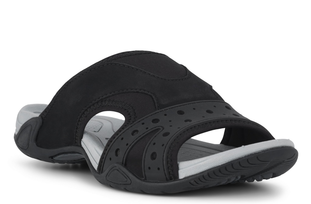 431004q65-001_3 Green Comfort Sort Splash Sandal - Billede 1