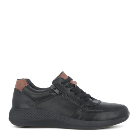 Green Comfort Herre Sort Sneaker Lynlås