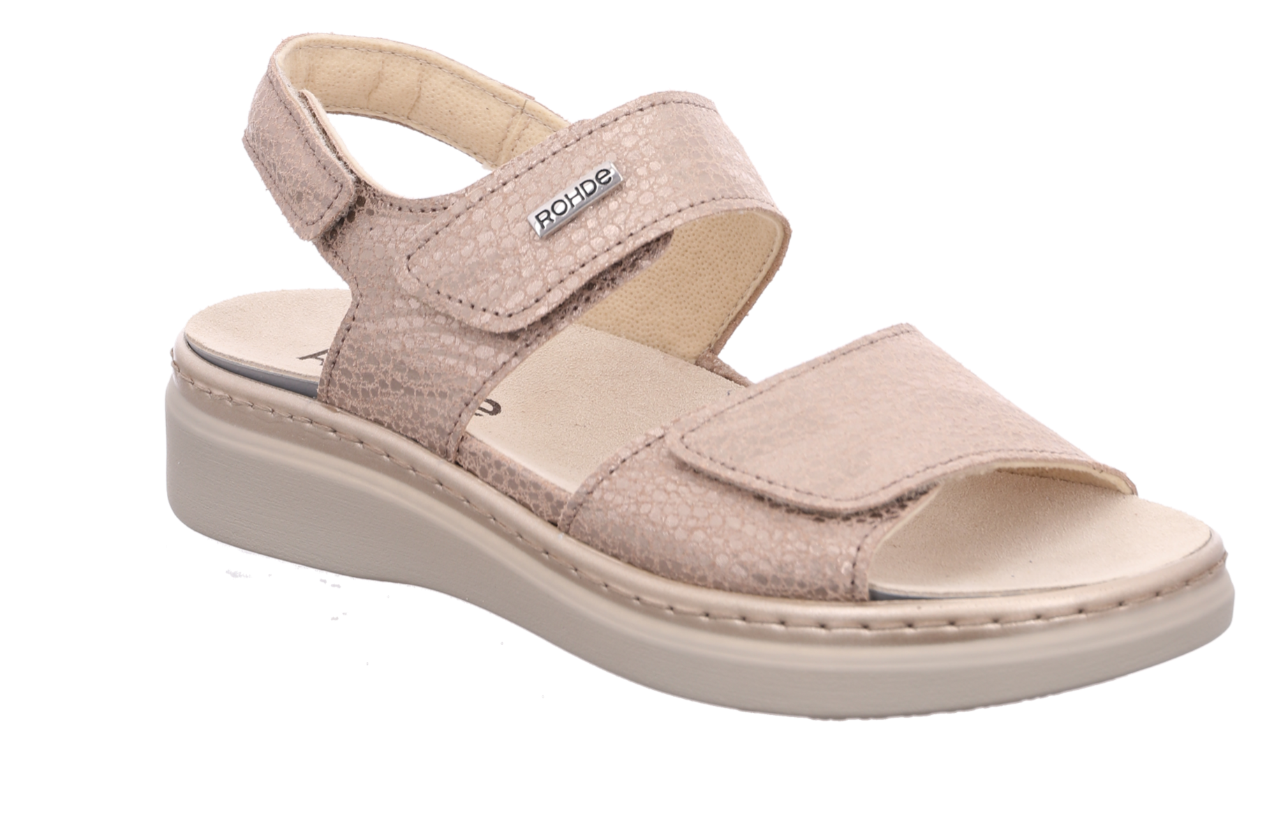5229_18 Rohde Ginger Sandal Velourlæder - Billede 1
