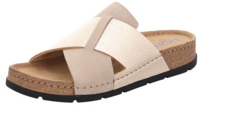 Rohde Slipper Sandal Gold Velourlæder