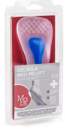 UDGÅET Gelesåler med pelotte, 1 par