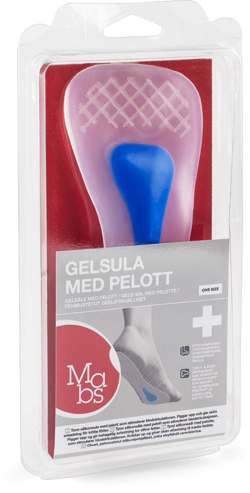 561019 UDGÅET Gelesåler med pelotte, 1 par - Billede 1