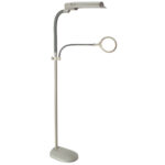 UDGÅET Gulvlampe m/forstørrelsesglas 18W - Billede 2
