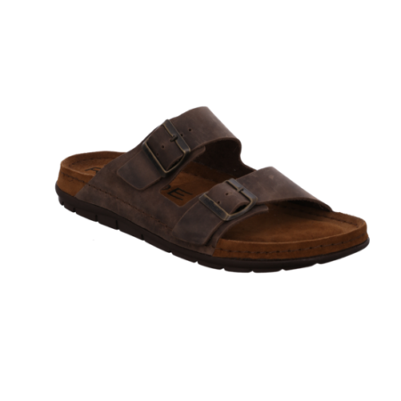 Rohde Herresandal Mocca læder