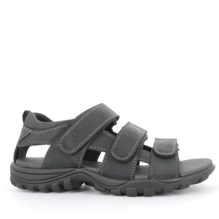 Green Comfort Herresandal sort med Hælkap