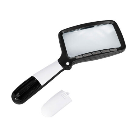 Læselup Foldbar 2X, Str. 108x63mm LED