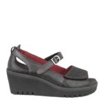 New Feet Sandal Sort Plateau - Billede 2