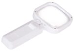Forstørelsesglas Hvid 2/6X, 80x80mm - Billede 3